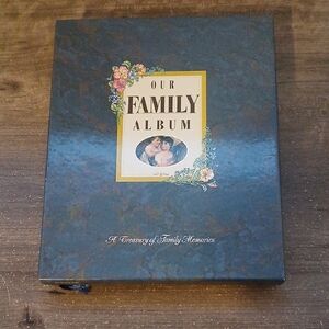 Vintage Our Family Album Family Tree 1993 Keepsake Book In Box